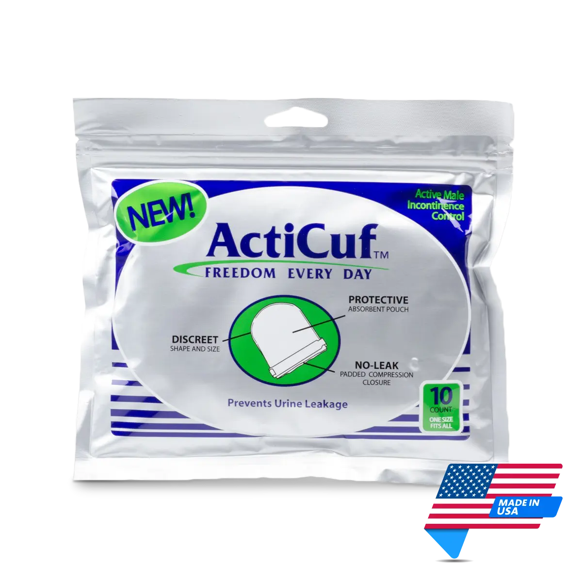 ActiCuf Compression Pouch 10 Pack | Made in USA | Mens Health Downunder