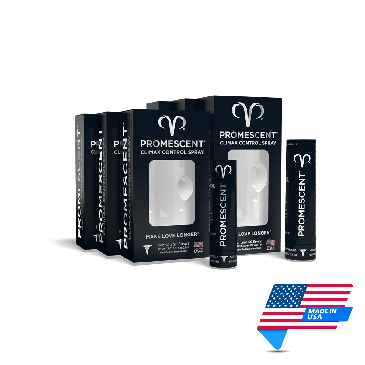 Promescent Premature Ejaculation Delay Spray | The Six Pack | Made in USA | Mens Health Downunder