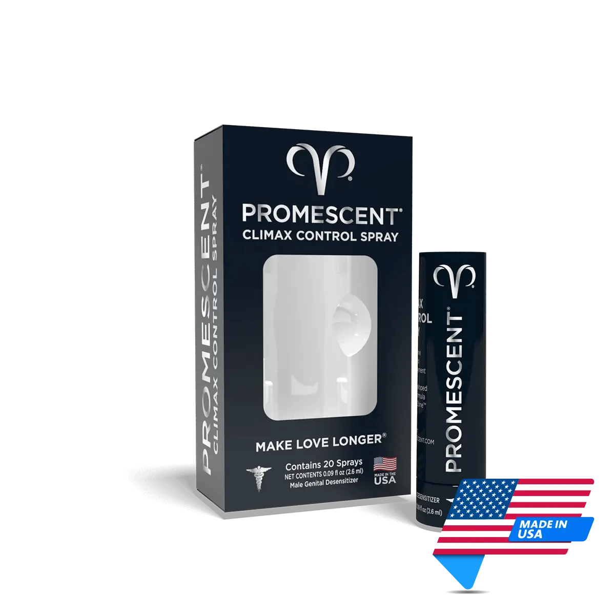 Promescent Premature Ejaculation Delay Spray | Travel | Made in USA | Mens Health Downunder