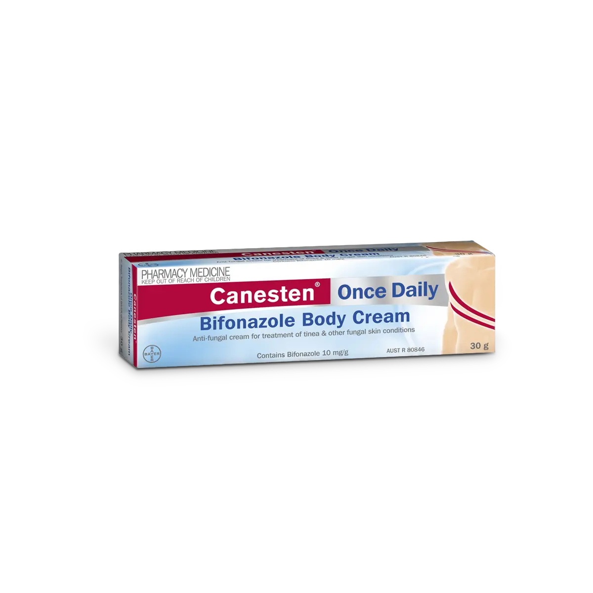 Canesten Once Daily Anti-fungal Body Cream | 30g | Mens Health Downunder
